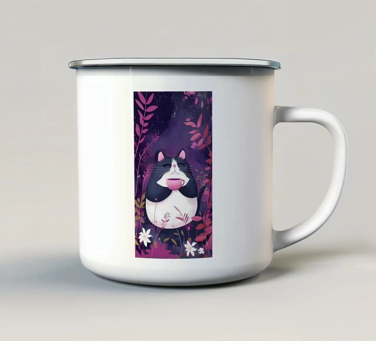 Poster minimalista 226 tazza in smalto da Kadynce