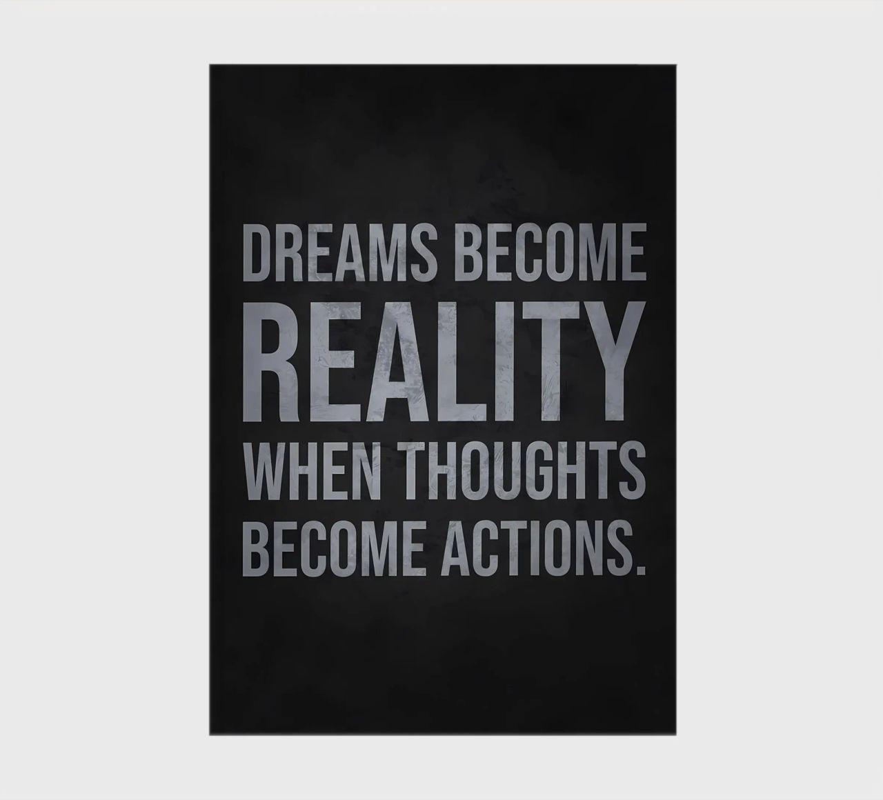 Dreams vs Action vs Hustle notebook by Bassy