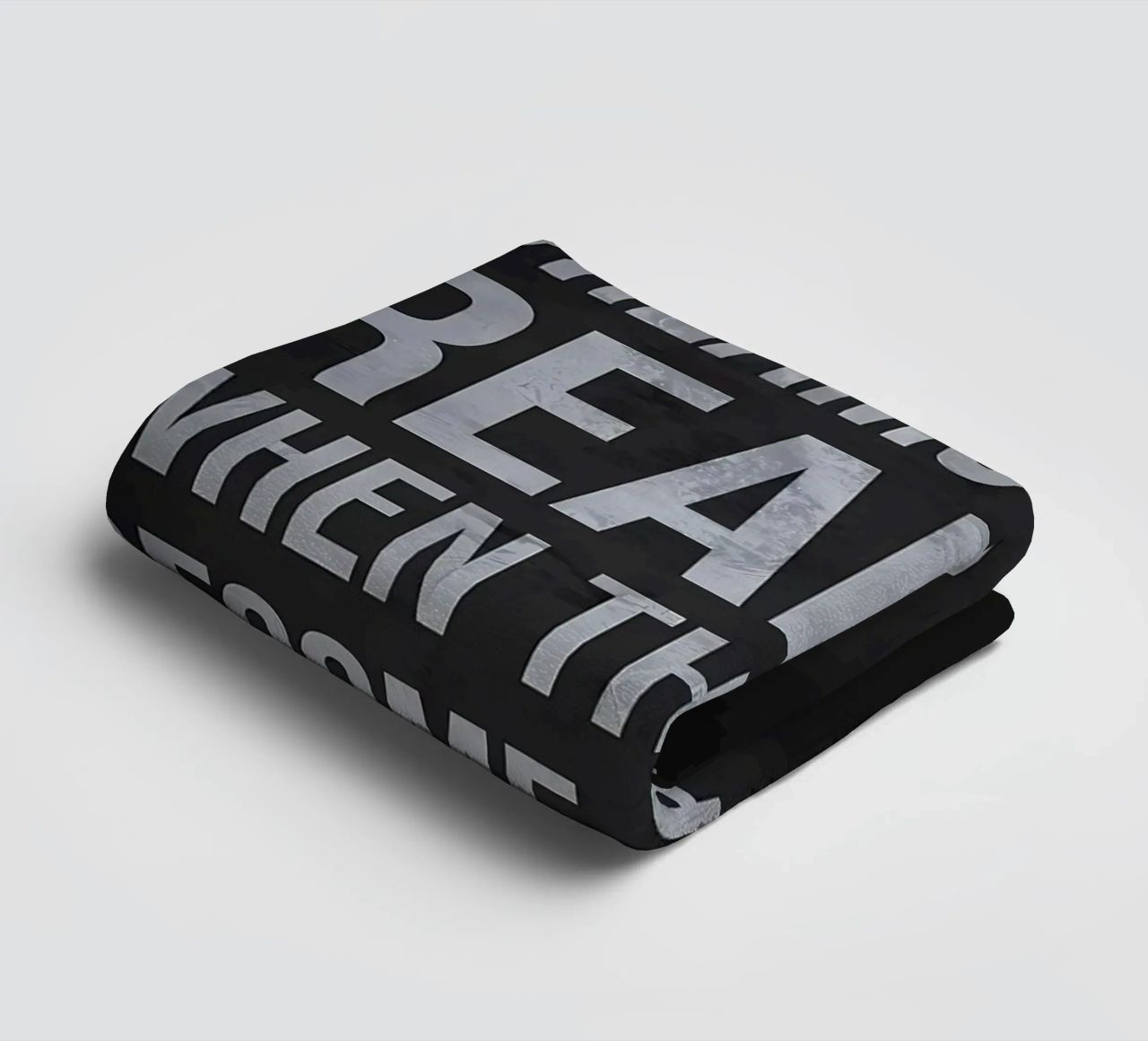 Dreams vs Action vs Hustle towel by Bassy