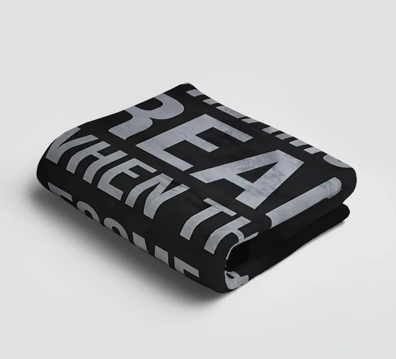 Dromen vs Actie vs Hustle badhanddoek van Bassy