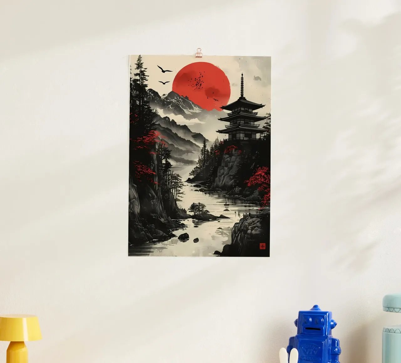 Luna Rossa Giappone poster da Ginnery