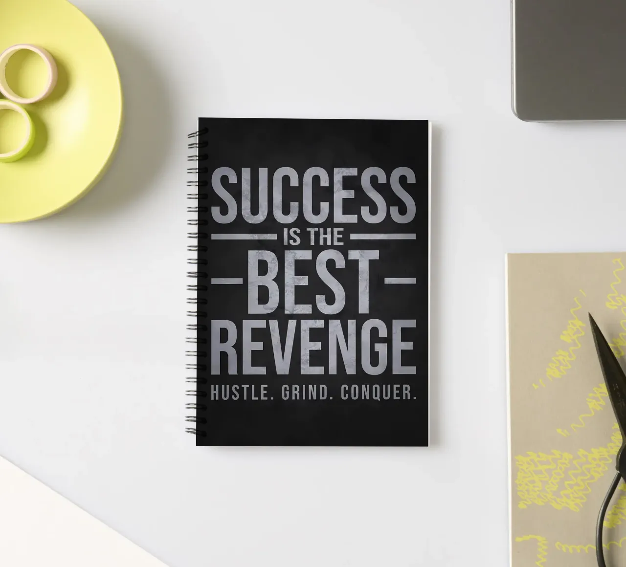 Success is Best Revenge spiral notebook by Delaplane