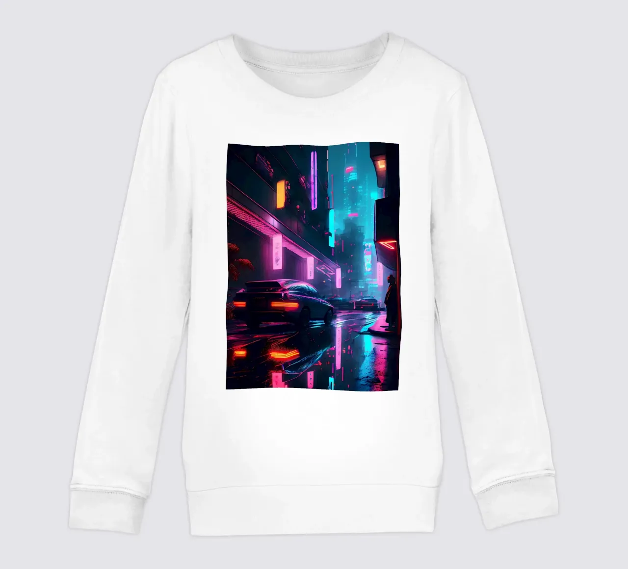 Notte Cyberpunk felpa bambino da Mikesell