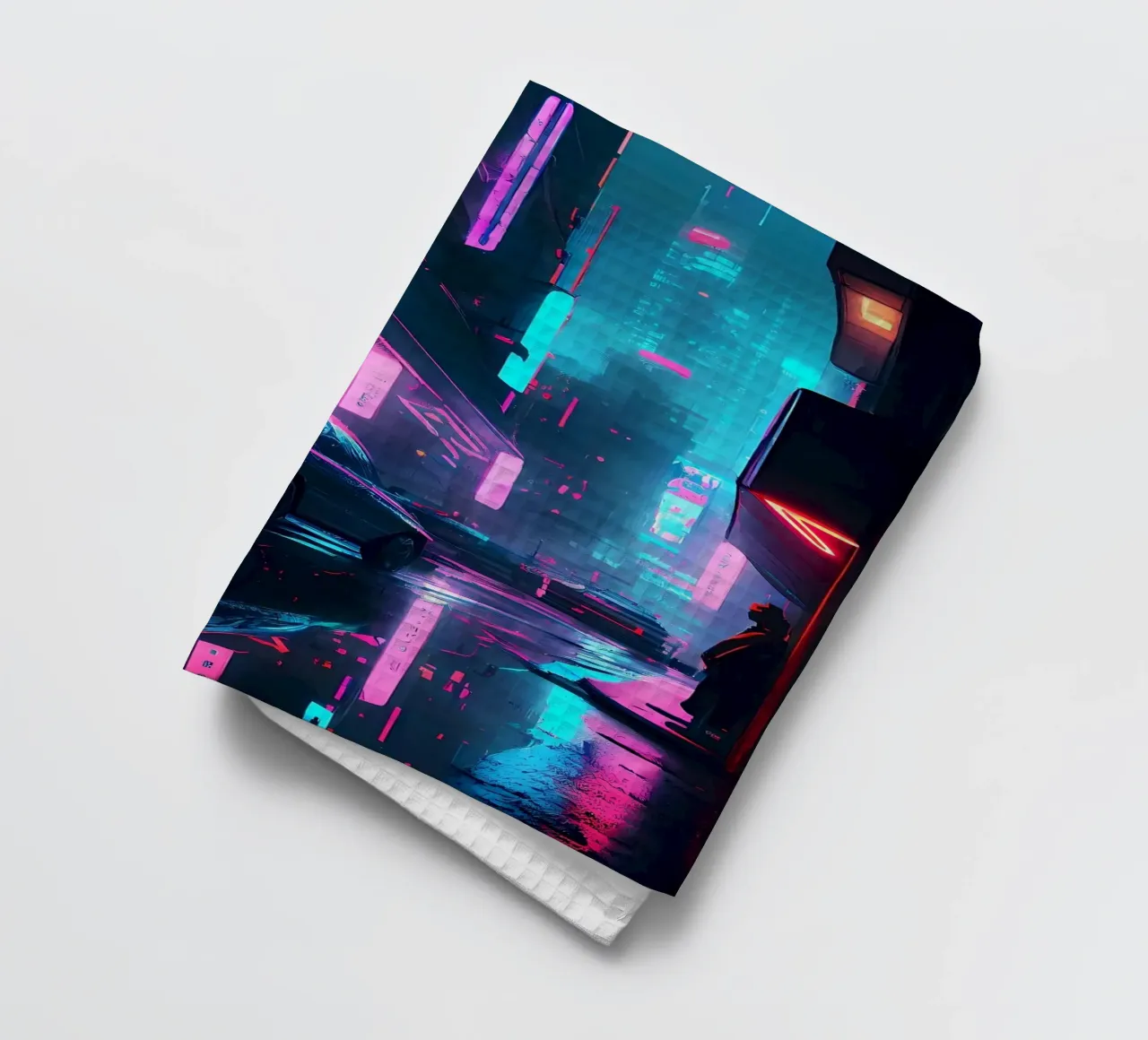Notte Cyberpunk canovaccio da cucina da Mikesell