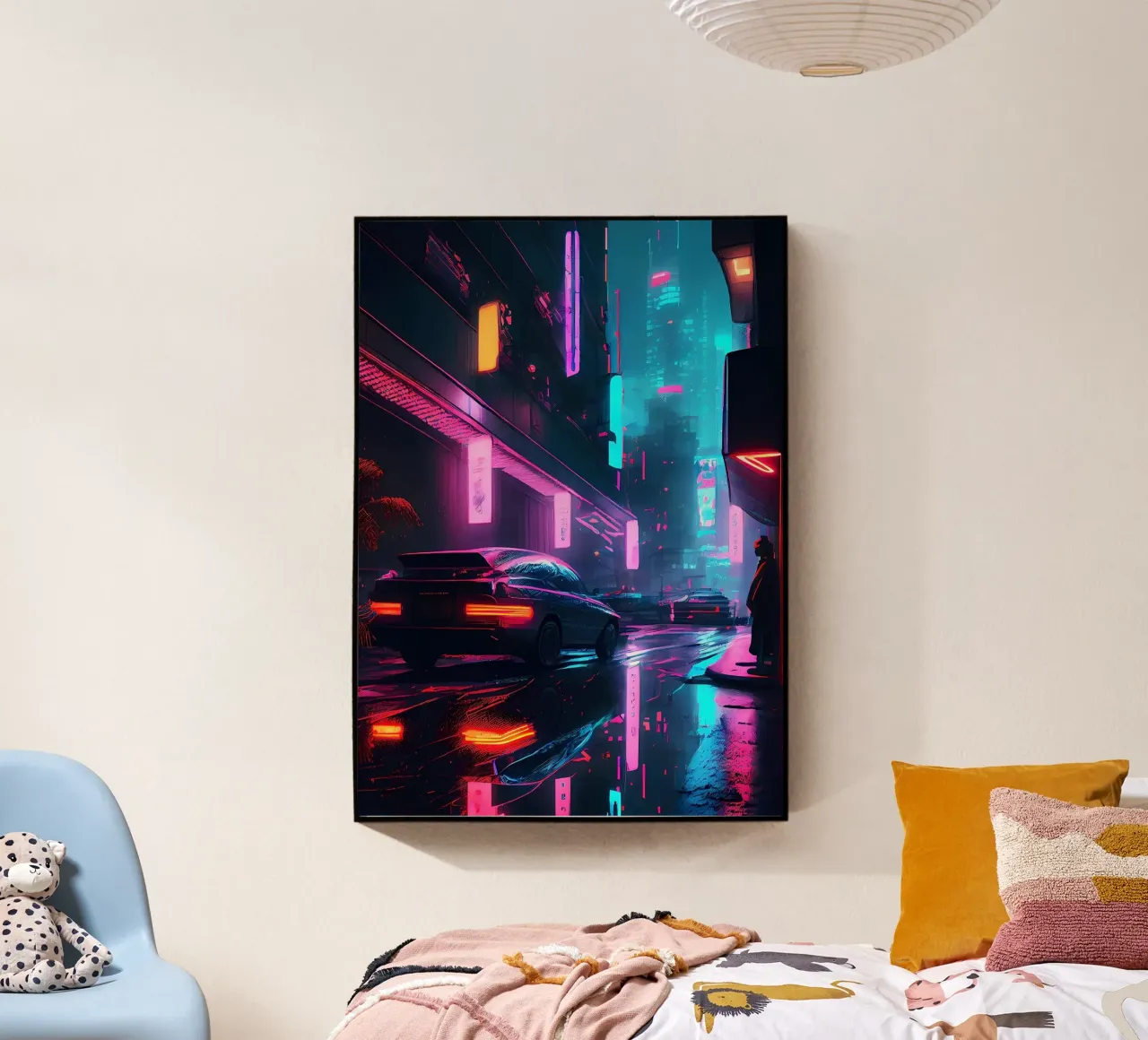 Notte Cyberpunk plexiglass da Mikesell
