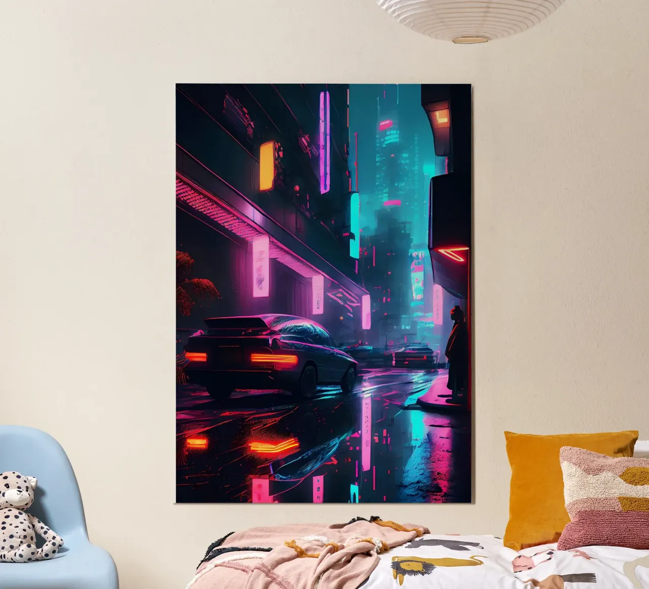 Notte Cyberpunk carta hahnemühle da Mikesell