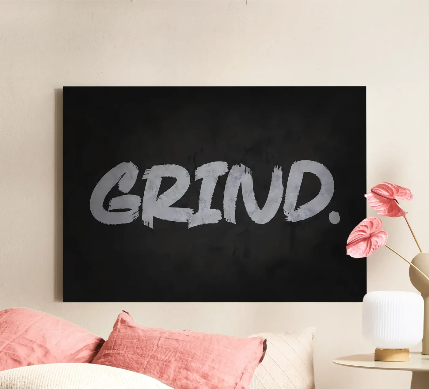 Grind canvas by Delaplane