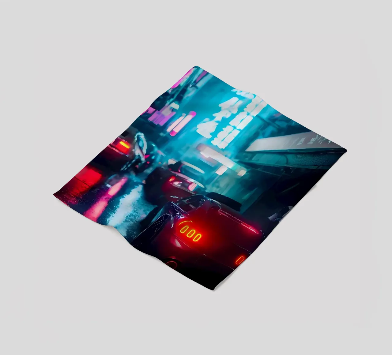 Notte Cyberpunk coperta in pile da Mikesell