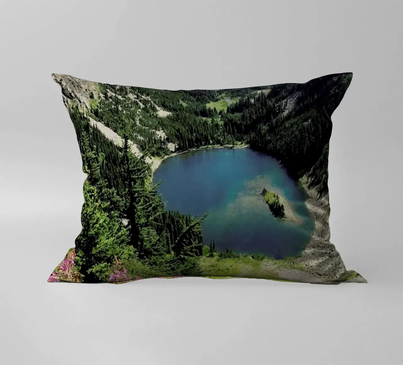 Cascade Summer Wildflowers decorative cushion by Kevin Russ
