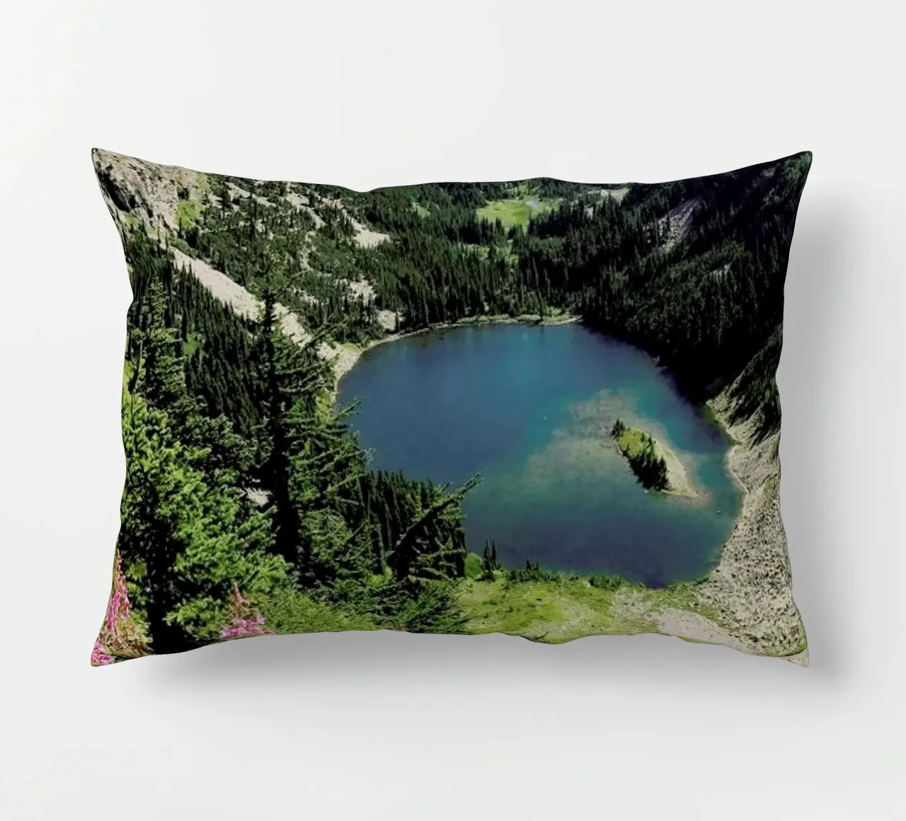 Cascade Summer Wildflowers decorative cushion by Kevin Russ
