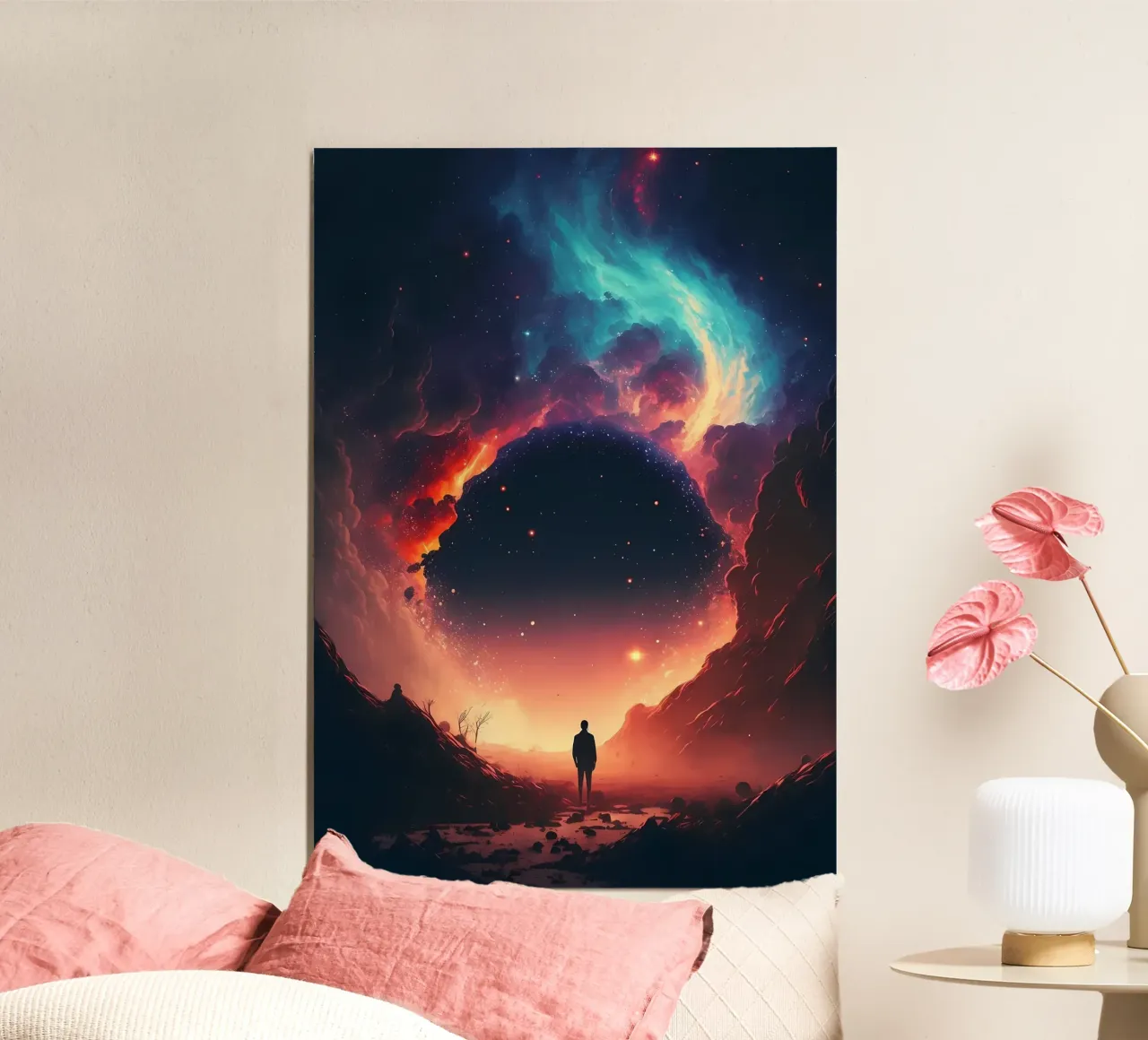 Colorful Fantasy Landscape hahnemühle by Mikesell
