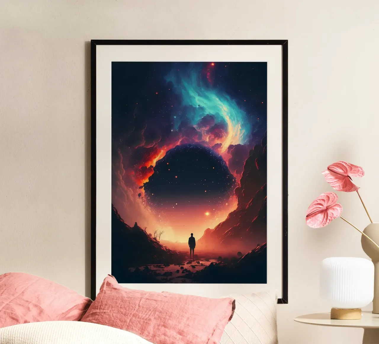 Colorful Fantasy Landscape hahnemühle by Mikesell