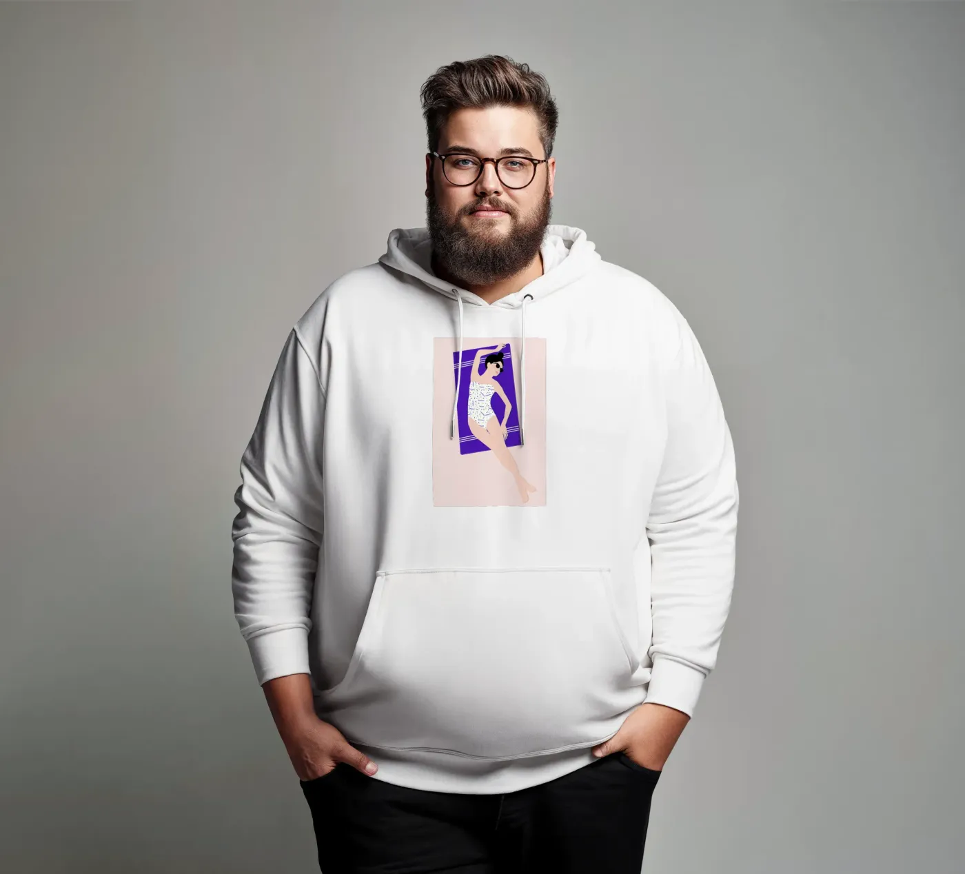 Beach hoodie van Céleste Wallaert