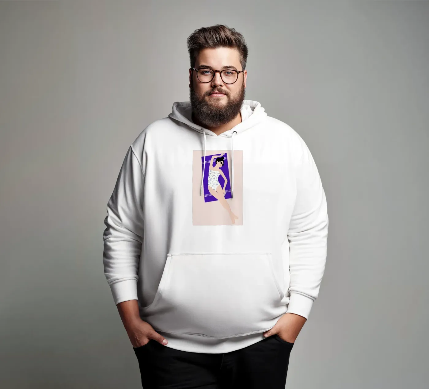 Beach hoodie van Céleste Wallaert