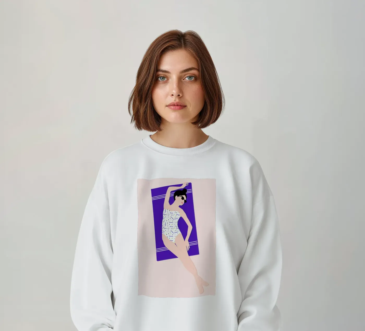 Beach Sweatshirt von Céleste Wallaert
