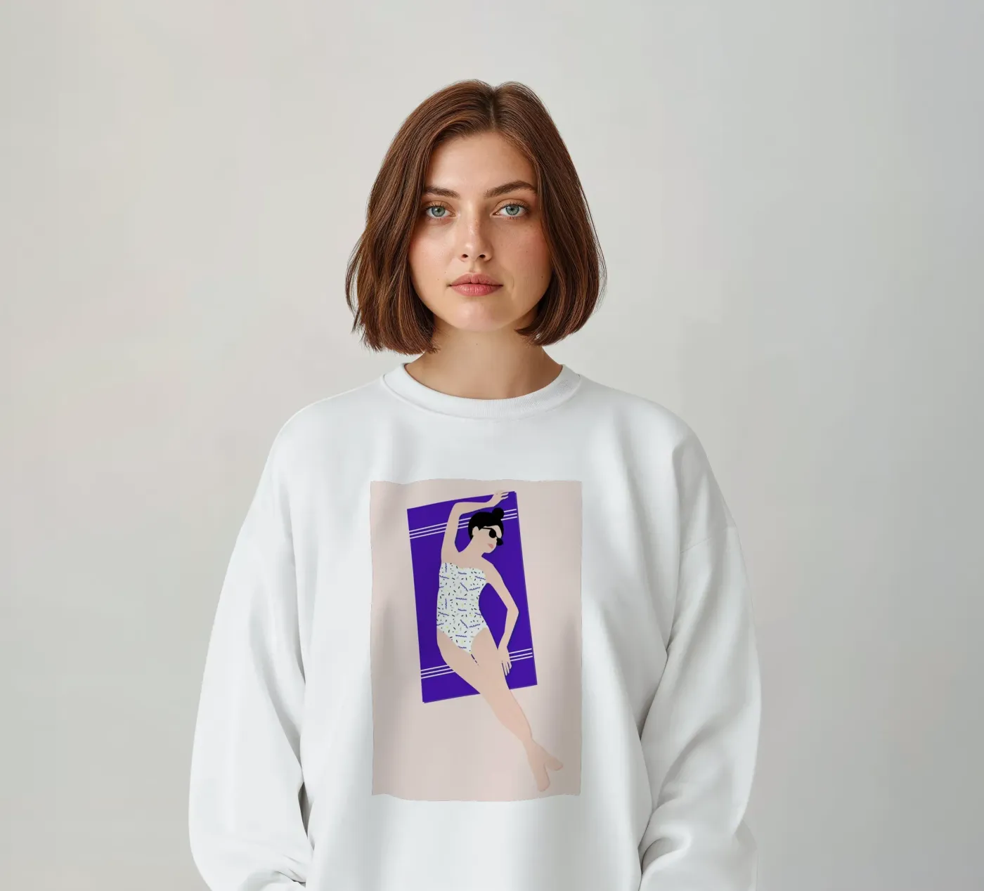 Beach Sweatshirt von Céleste Wallaert