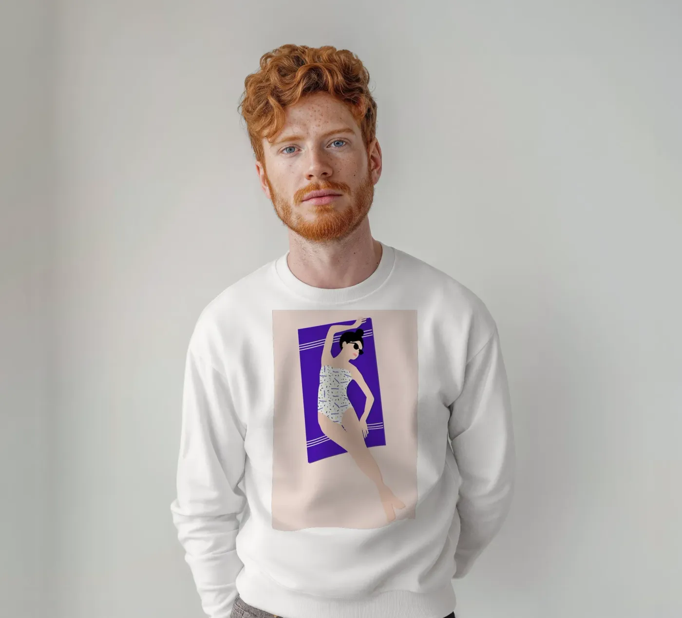 Beach Sweatshirt von Céleste Wallaert