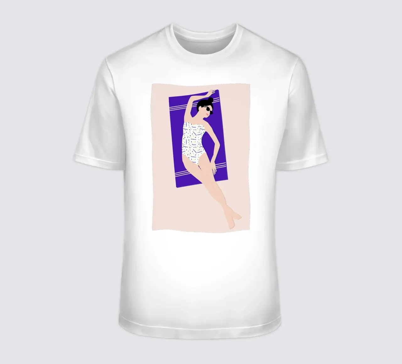 Beach t-shirt by Céleste Wallaert