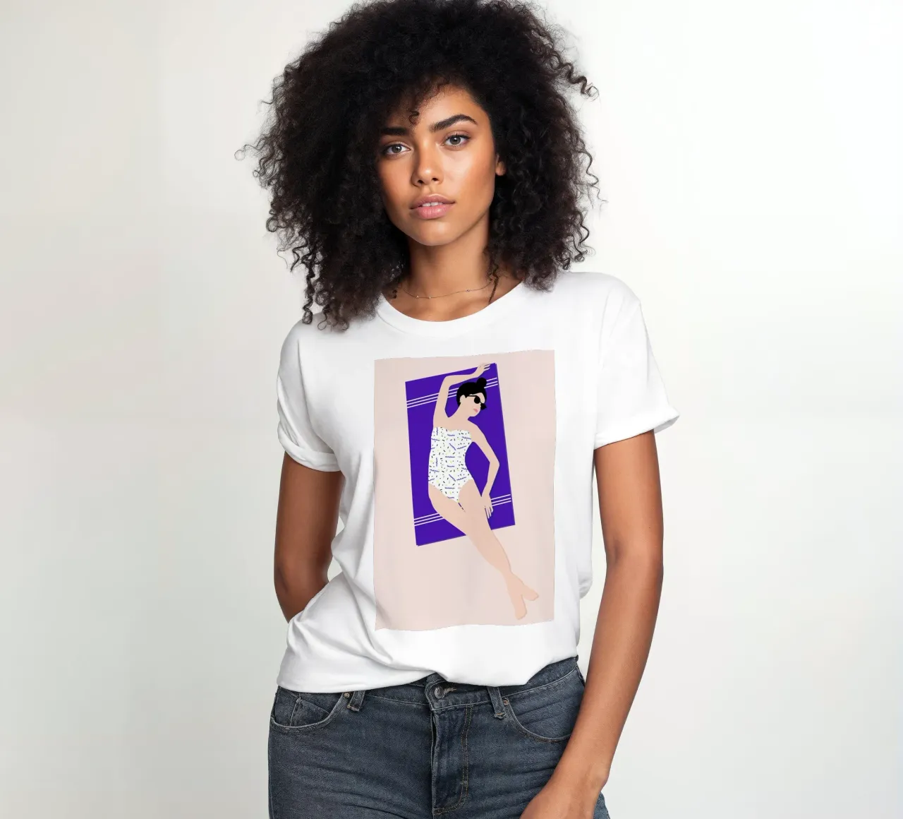 Beach t-shirt da donna da Céleste Wallaert