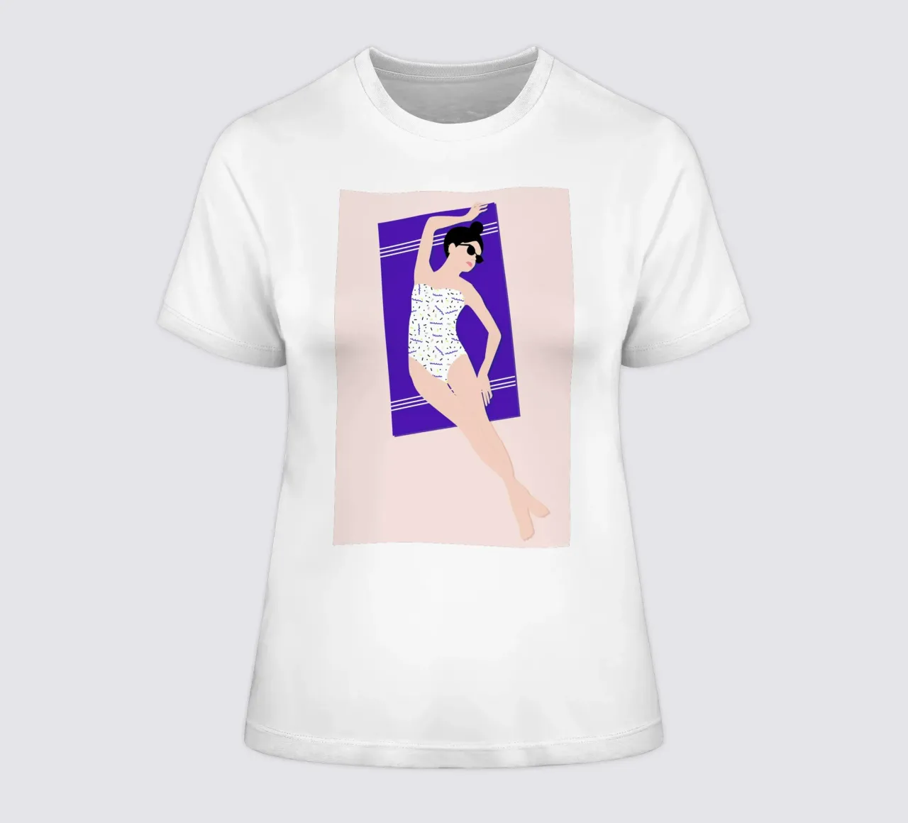 Beach t-shirt da donna da Céleste Wallaert