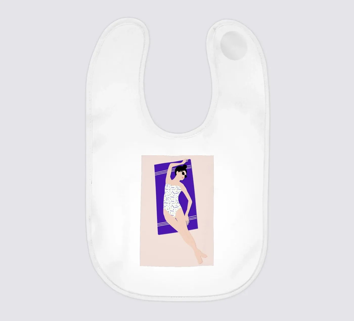 Beach Babylätzchen von Céleste Wallaert