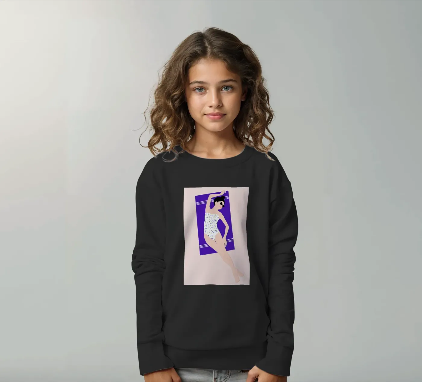 Beach kinder sweatshirt van Céleste Wallaert