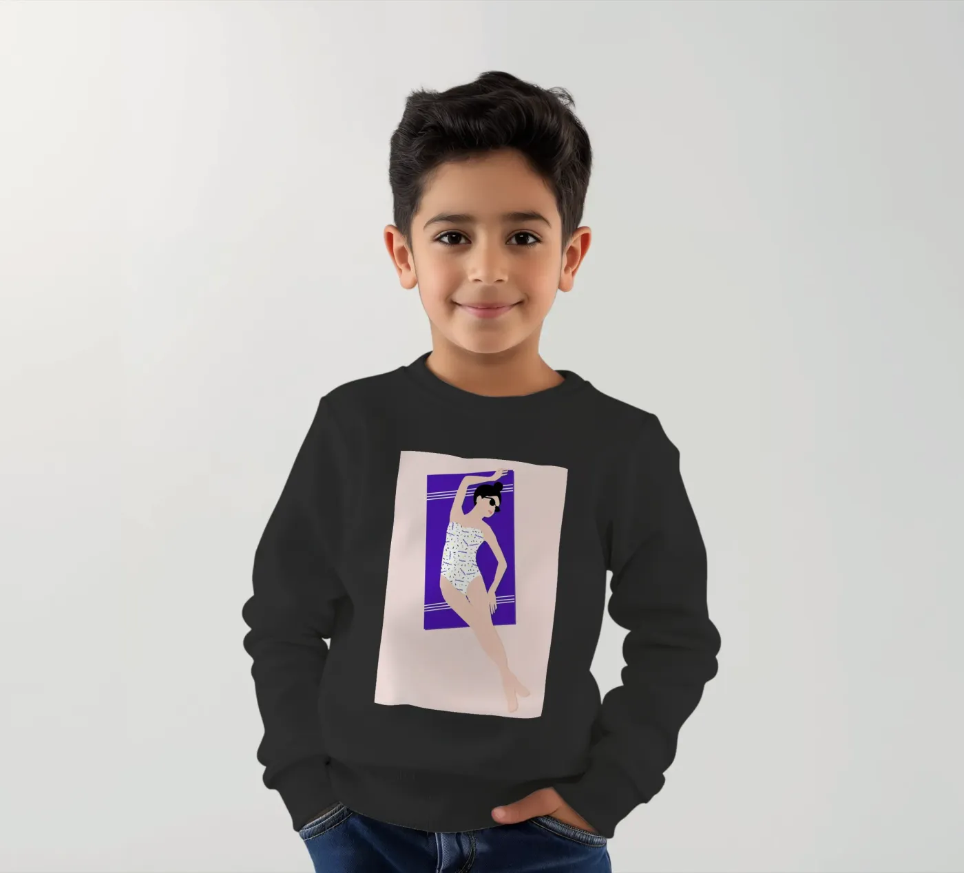 Beach kinder sweatshirt van Céleste Wallaert