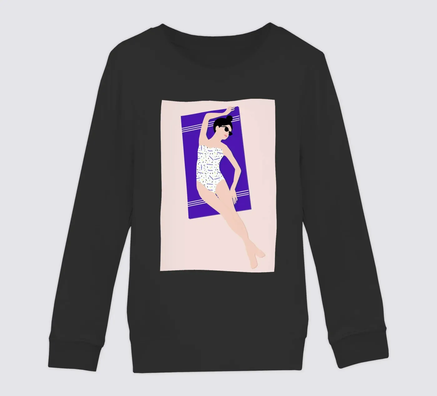 Beach kinder sweatshirt van Céleste Wallaert