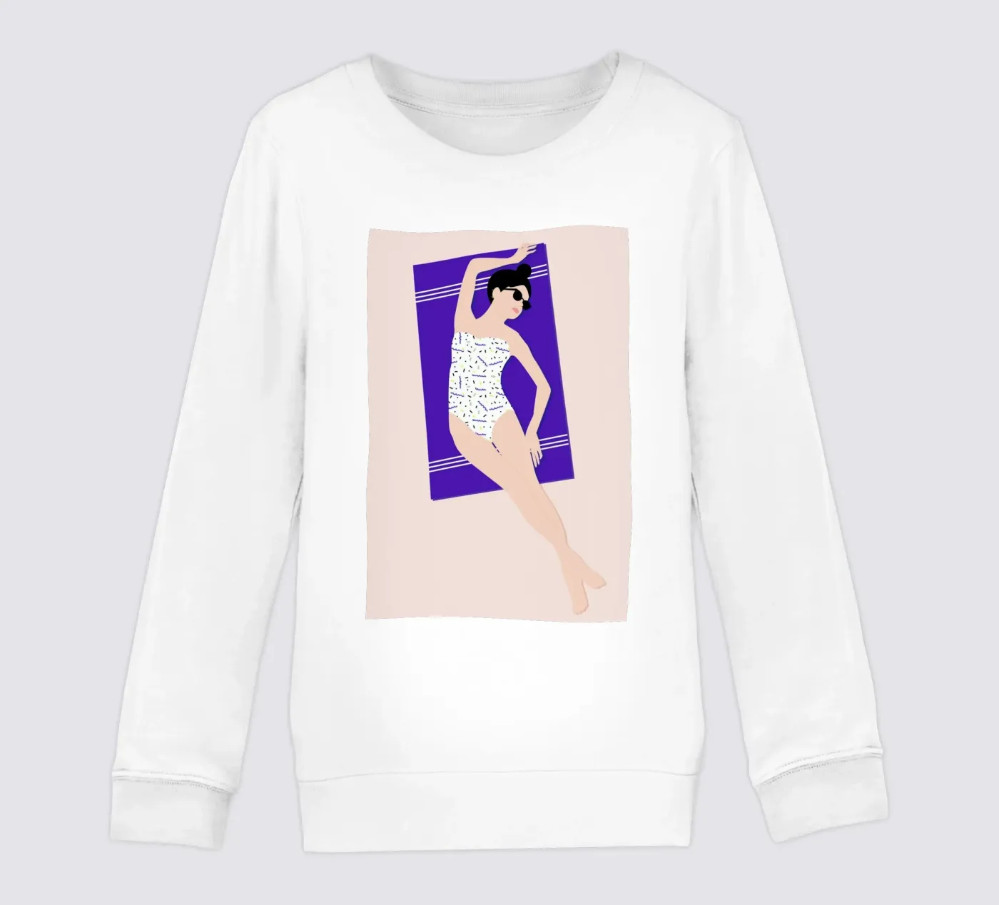 Beach kinder sweatshirt van Céleste Wallaert