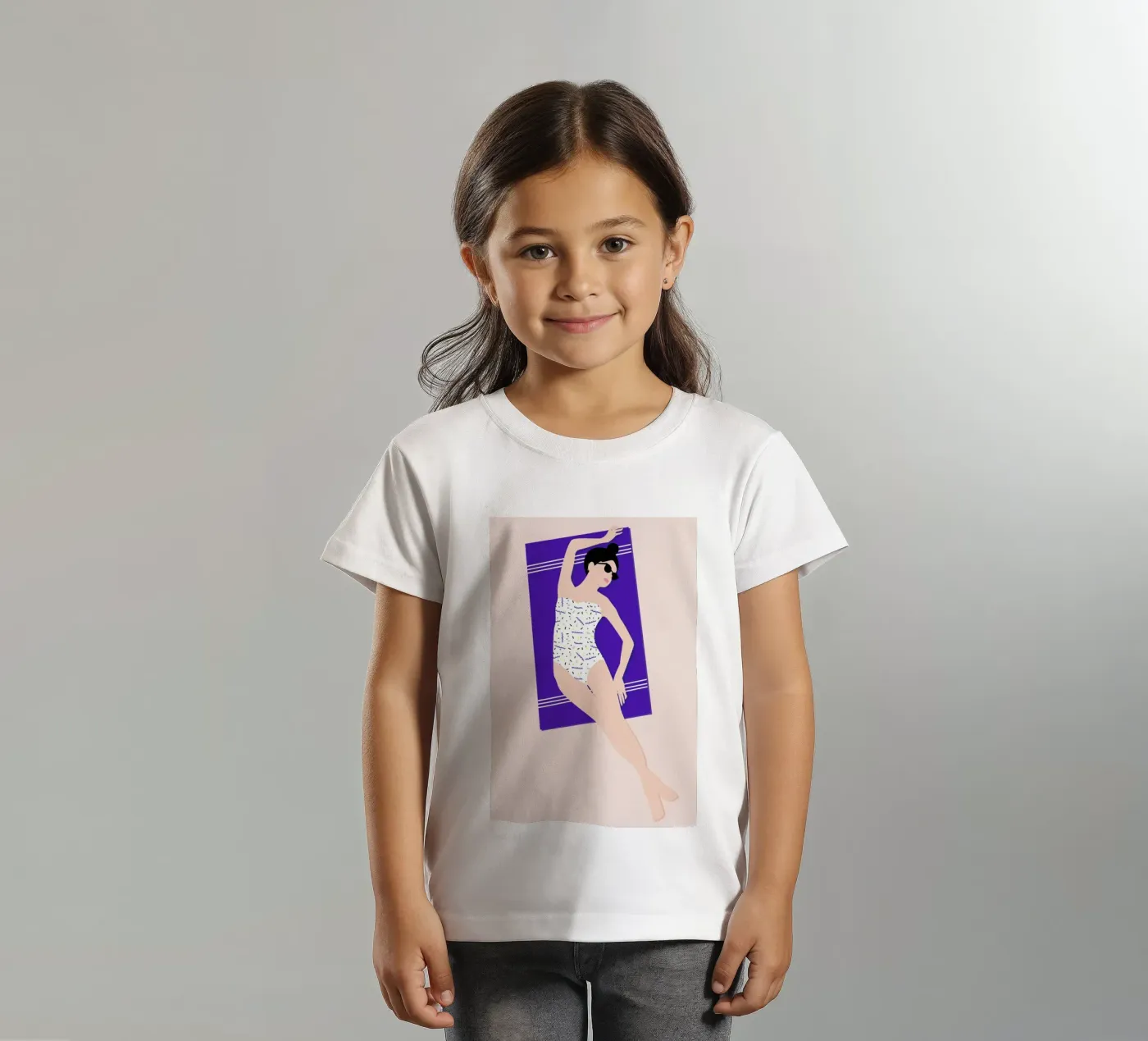 Beach kinder t-shirt van Céleste Wallaert