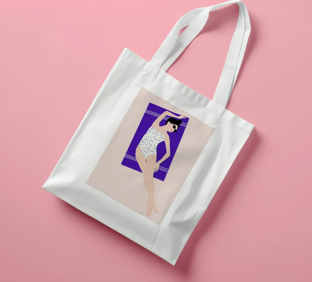 Beach borsa in juta da Céleste Wallaert