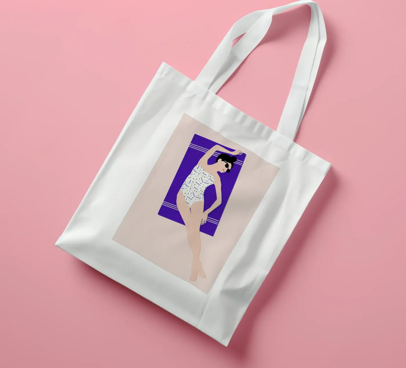 Beach borsa in juta da Céleste Wallaert