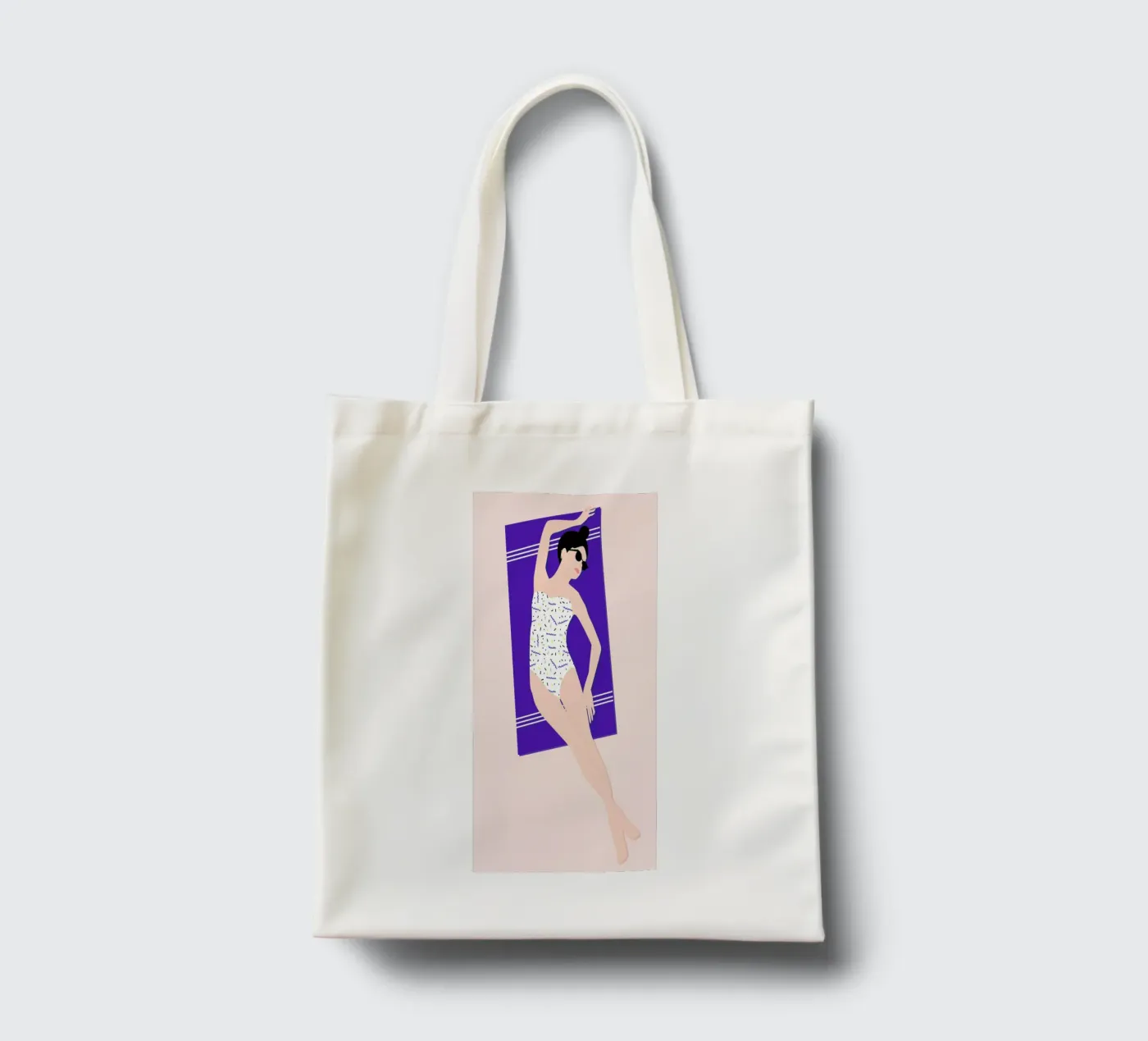 Beach borsa in juta da Céleste Wallaert