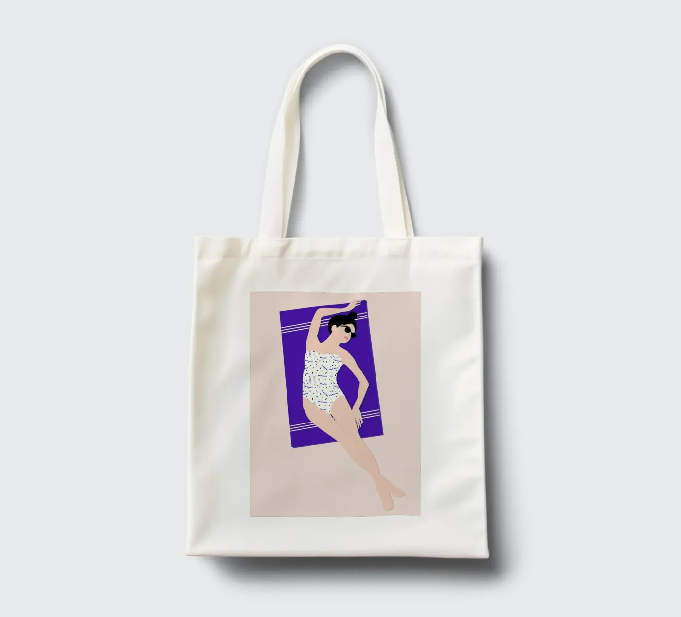 Beach borsa in juta da Céleste Wallaert