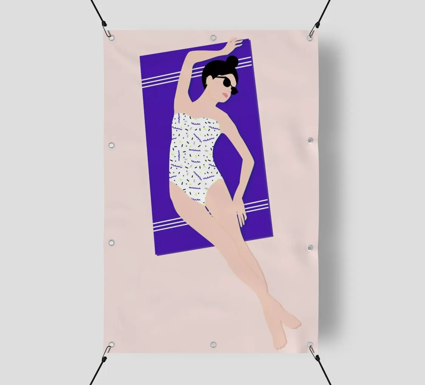 Beach pvc cover by Céleste Wallaert