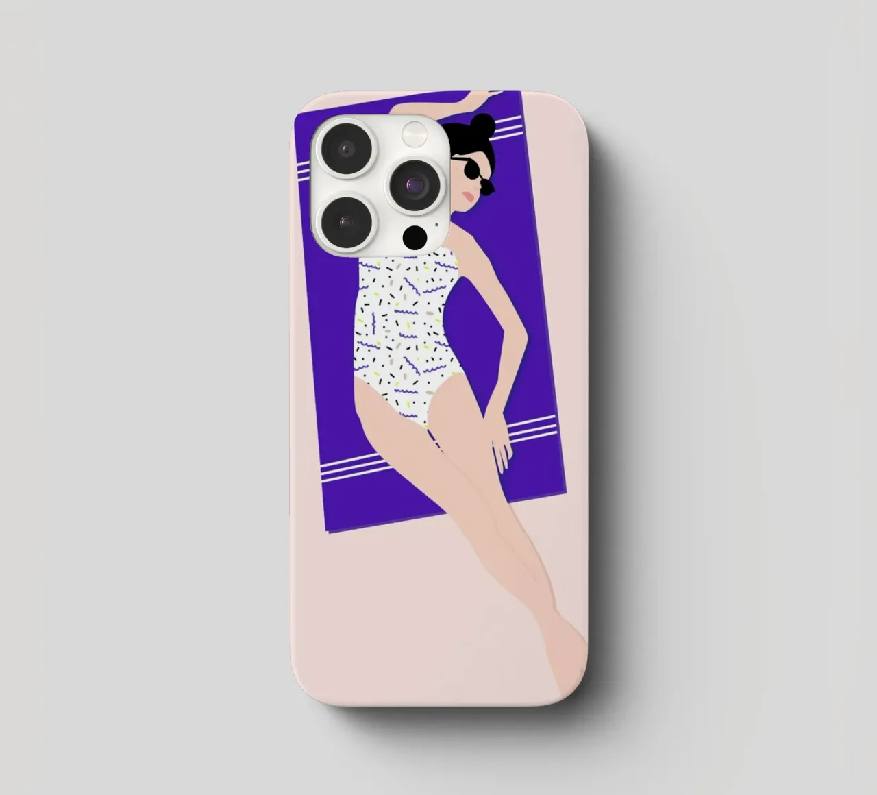 Beach iphone case by Céleste Wallaert