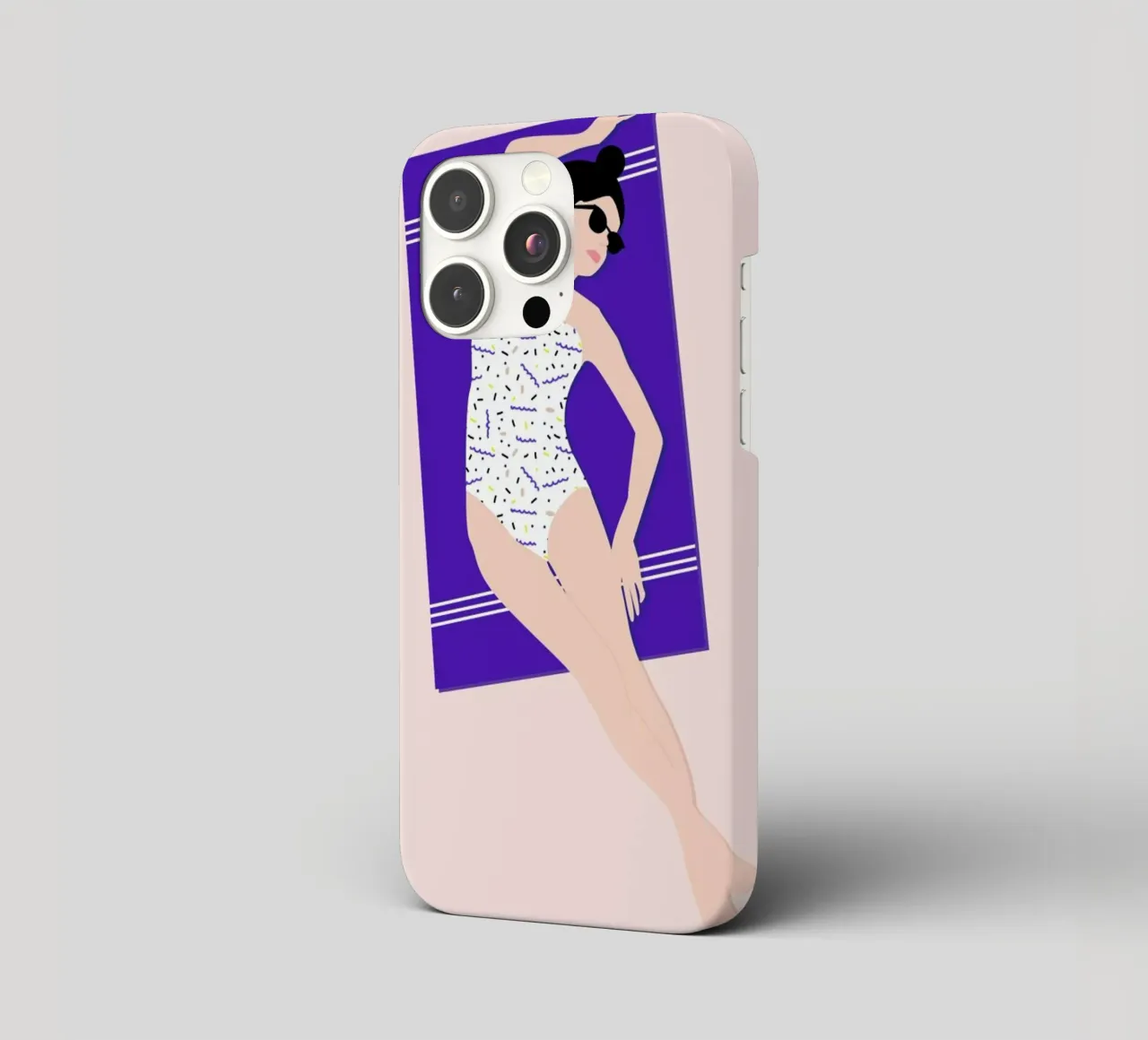 Beach iphone case by Céleste Wallaert