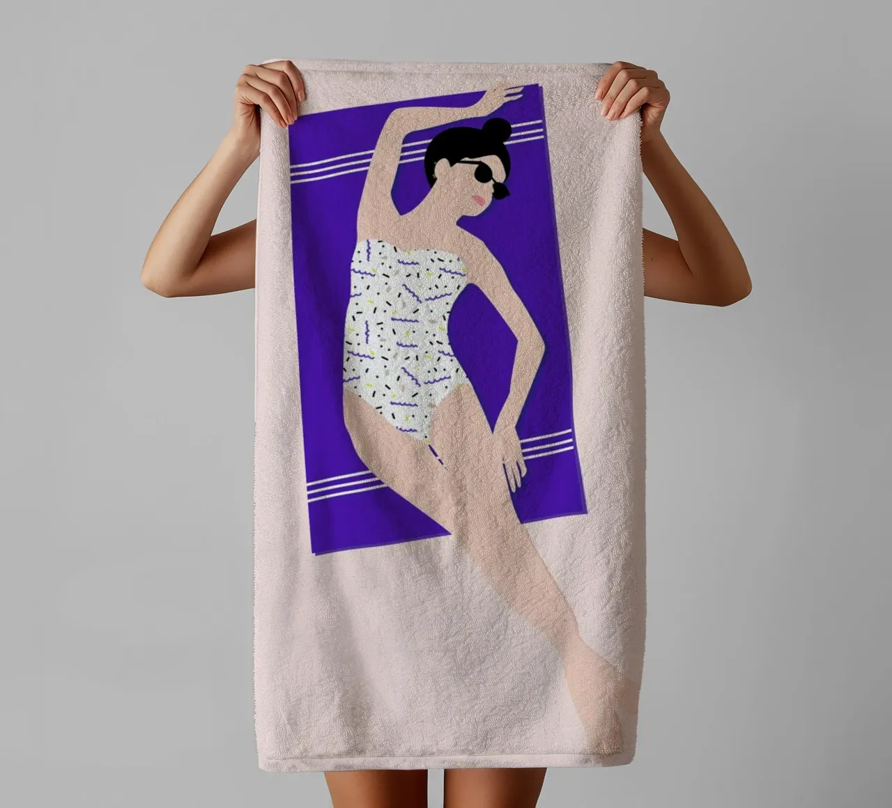 Beach towel by Céleste Wallaert