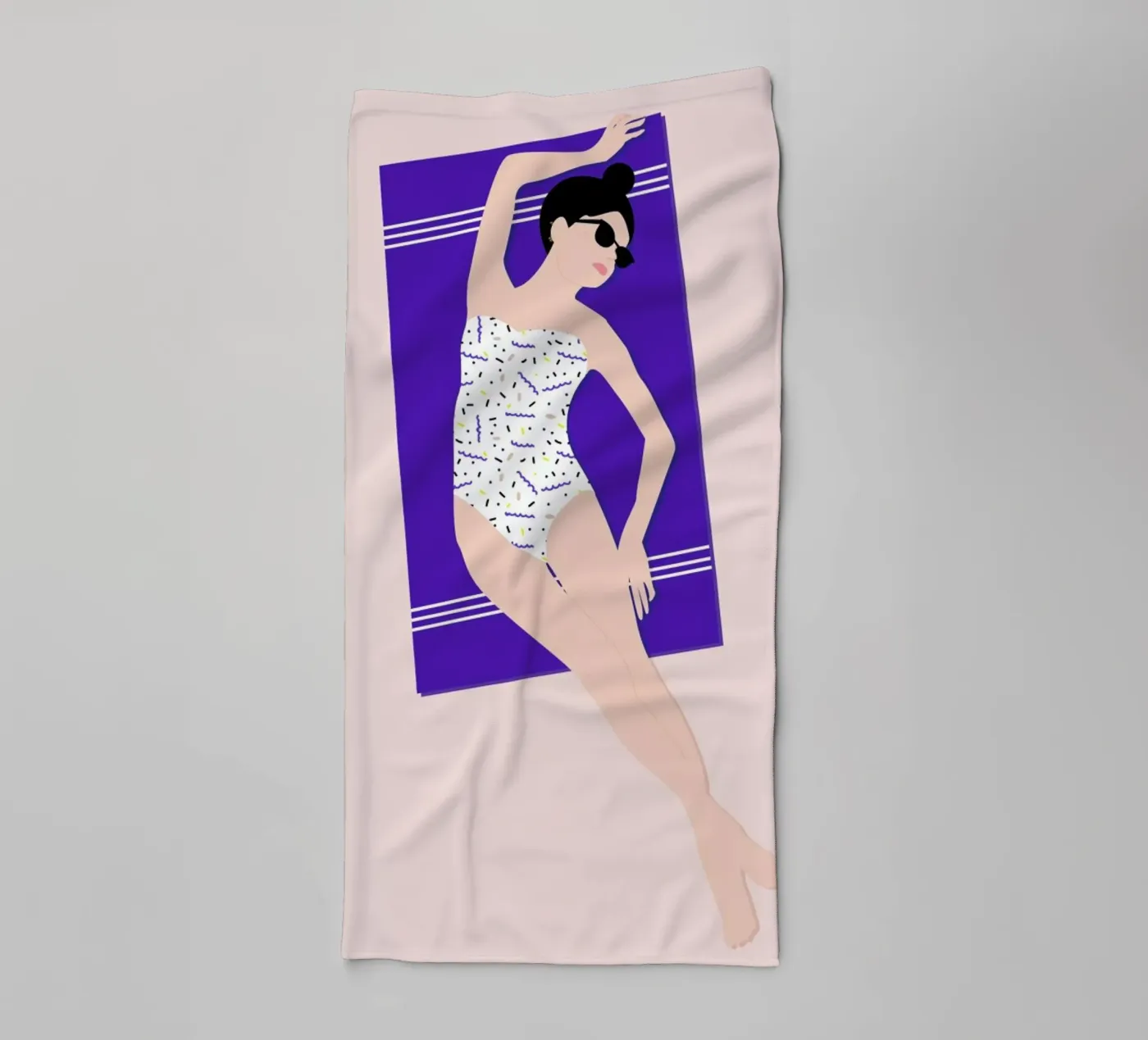 Beach towel by Céleste Wallaert