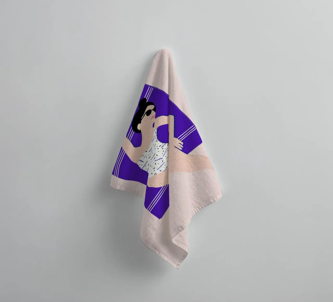 Beach towel by Céleste Wallaert