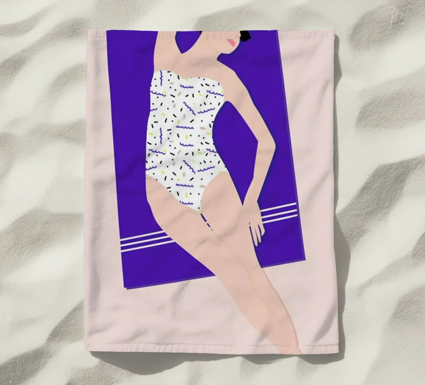 Beach strandhanddoek van Céleste Wallaert