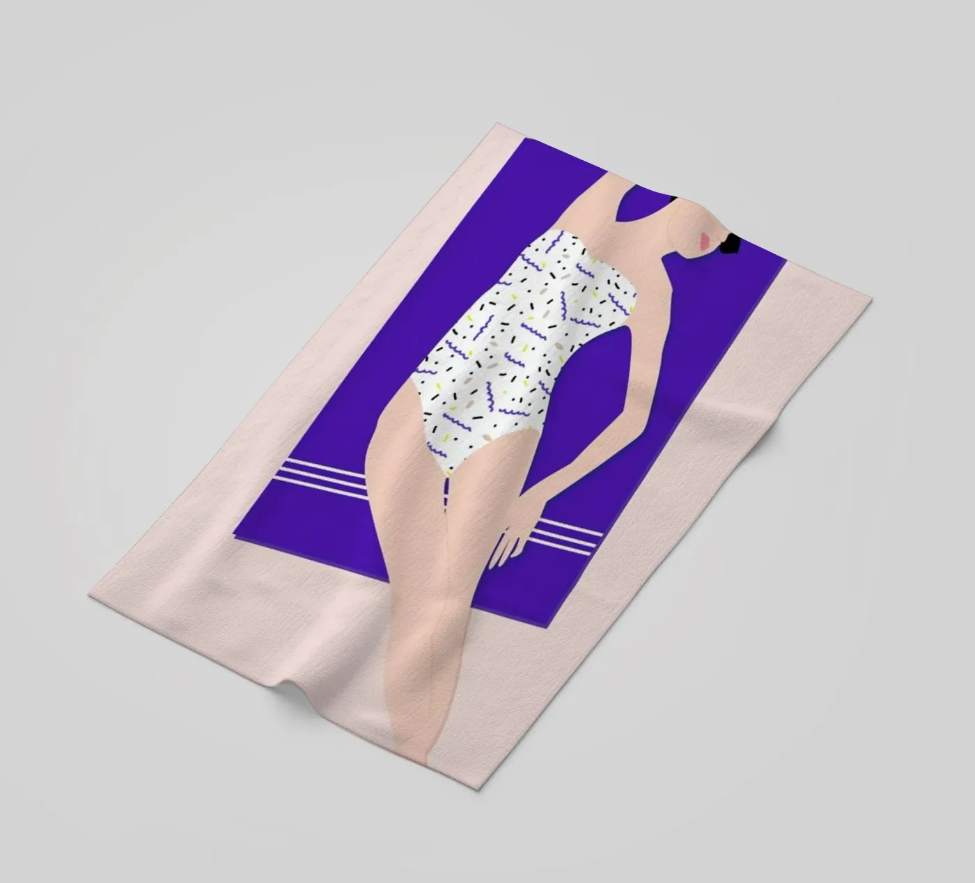 Beach beach towel by Céleste Wallaert