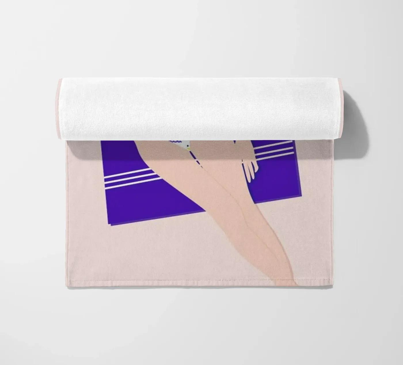 Beach beach towel by Céleste Wallaert