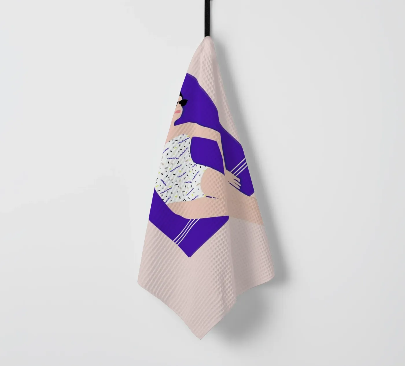 Beach tea towel by Céleste Wallaert