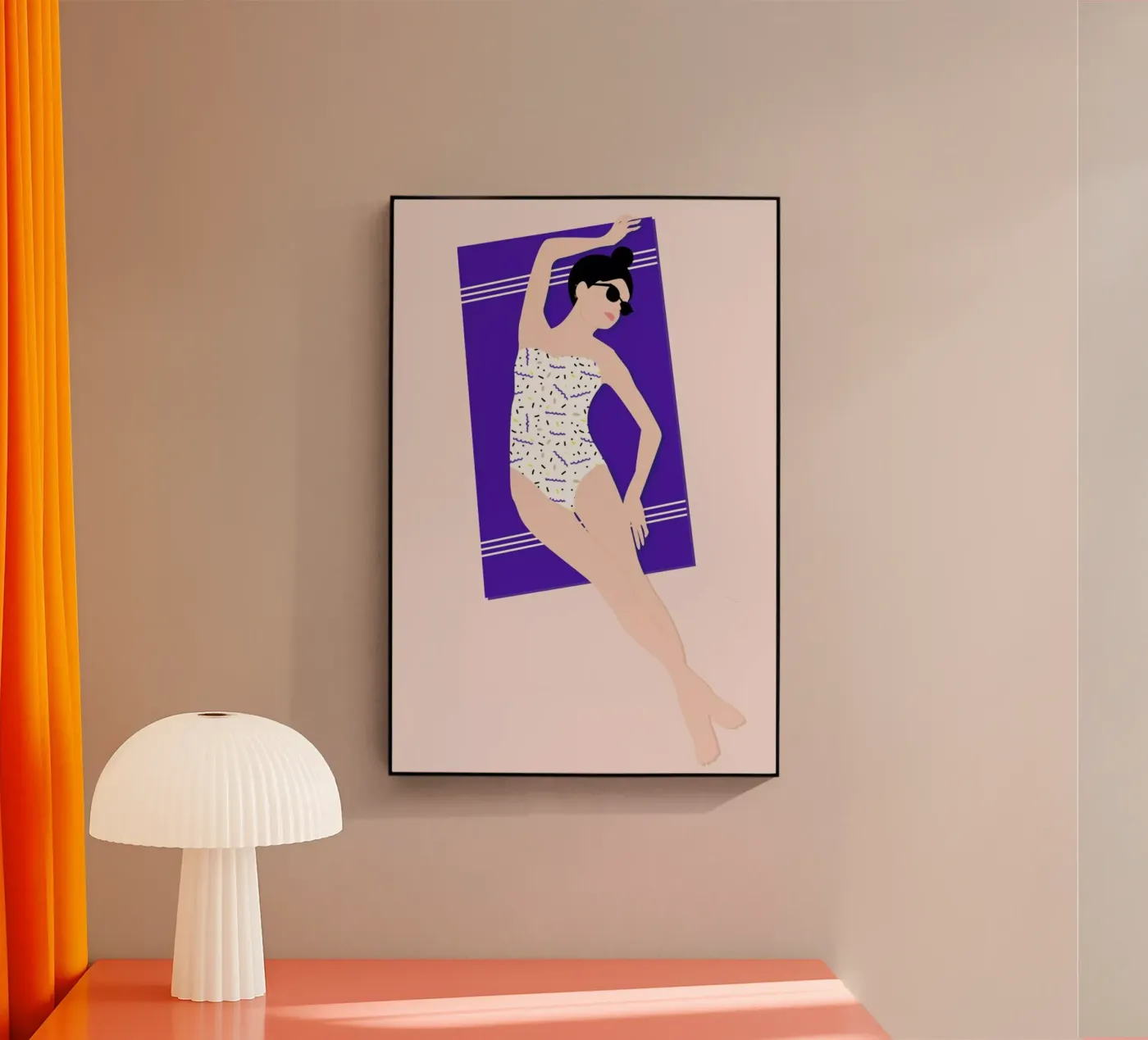 Beach Acryl-Glas von Céleste Wallaert