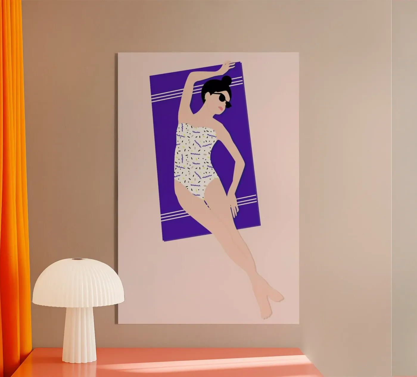 Beach Acryl-Glas von Céleste Wallaert