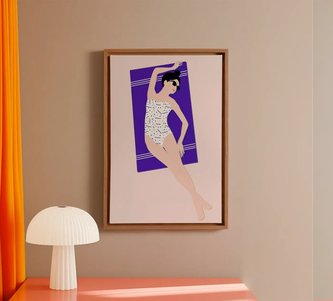 Beach toile de Céleste Wallaert