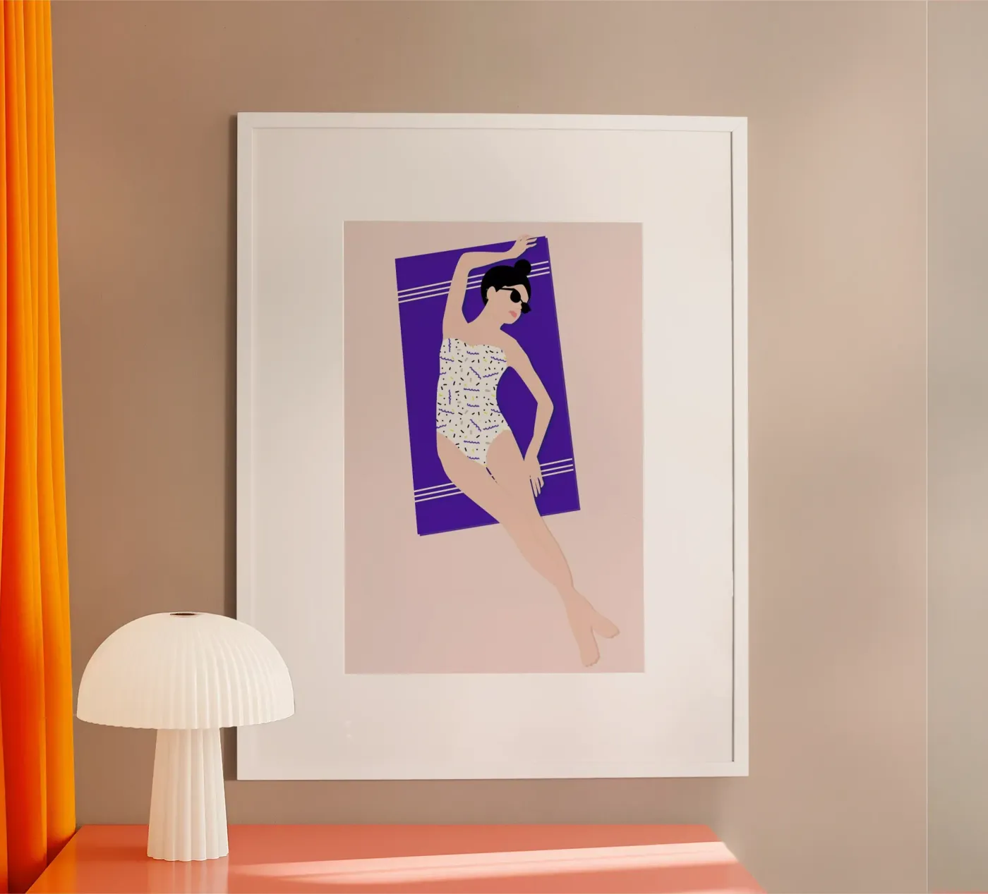 Beach hahnemühle by Céleste Wallaert