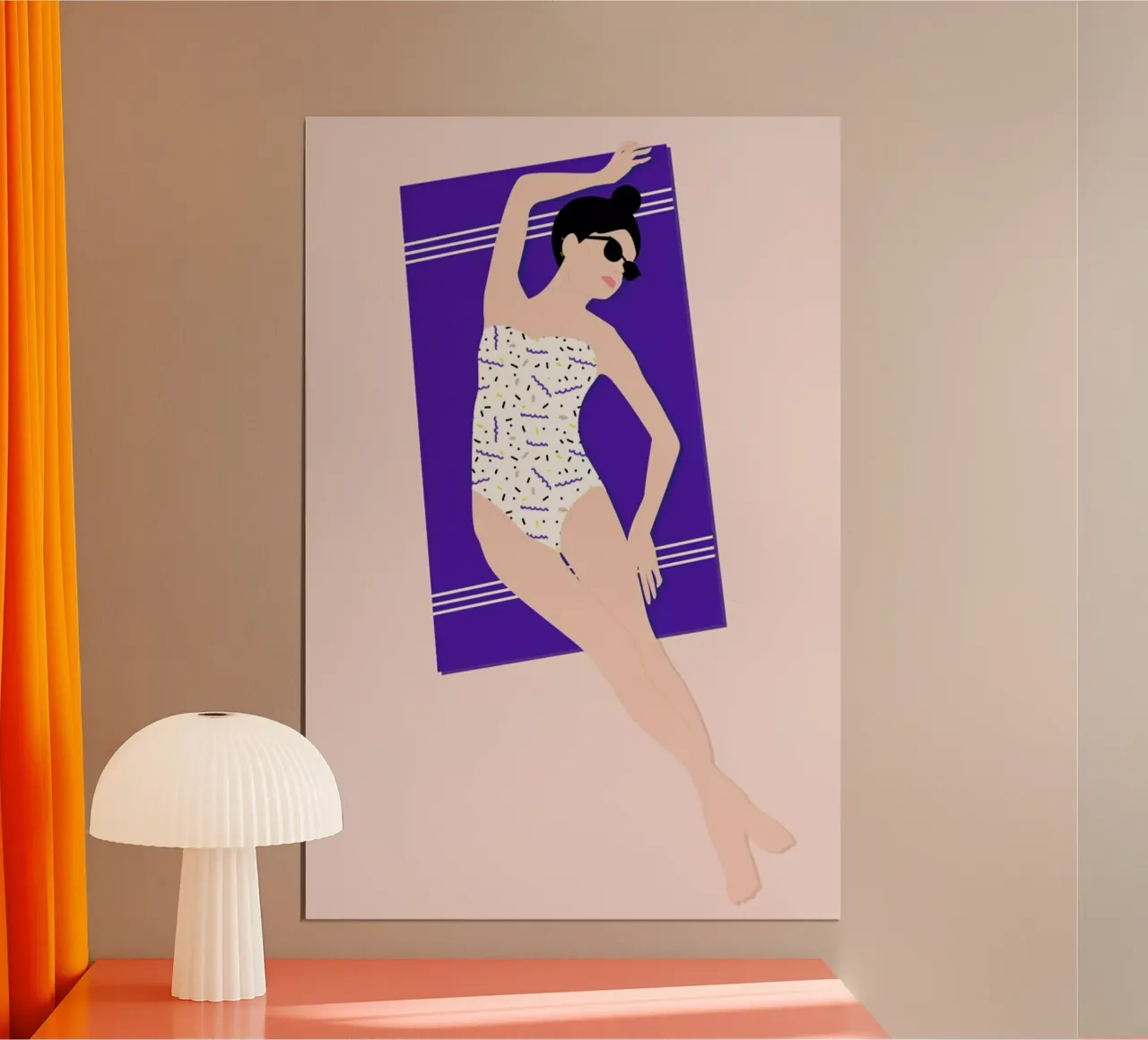 Beach Poster von Céleste Wallaert