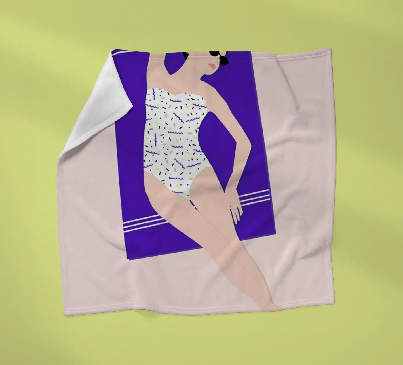 Beach fleecedeken van Céleste Wallaert